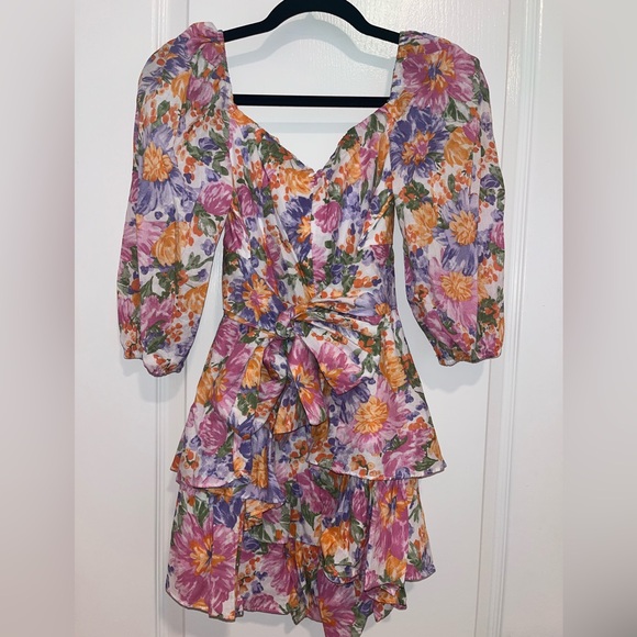 Super Cute Floral Romper/Dress - Picture 3 of 6